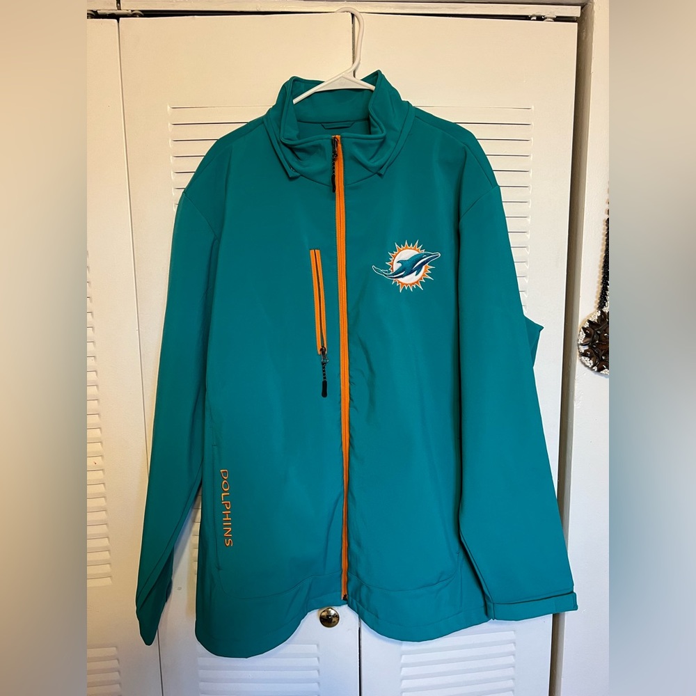 NFL team Miami dolphin baseball Jacket